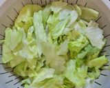 食物繊維！レタスと海苔の中華風スープ作り方1写真