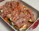 さっぱり 米なすと豚肉のレンジ蒸し作り方4写真