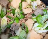 里芋とこんにゃくの山形風芋煮作り方7写真
