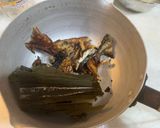 塩サバのアラと昆布で超シンプル生姜うどん作り方1写真