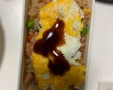 レンジ簡単ビーフシチュー味オムライス弁当作り方13写真