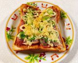 お好み焼き風トースト作り方6写真