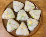 作り置き冷凍⭐︎鶏そぼろの具沢山おにぎり作り方5写真