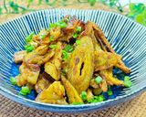 ごぼうと豚肉のカレー炒め作り方8写真