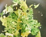 セロリの葉でタイ風炒め作り方2写真