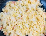 レタスと焼鮭の炒飯作り方4写真