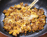 とろとろ肉みそ卵のもやし炒め定食🍚作り方2写真