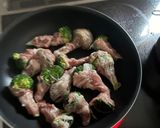 簡単おかず!ブロッコリーの肉巻き作り方5写真