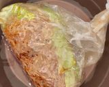 防災レシピ🍲湯煎で作る 蒸し焼きそば作り方7写真
