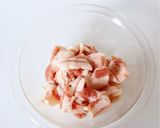 旨味たっぷり【豚と油麦菜のオイスター炒め作り方1写真