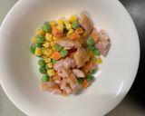 レンジ簡単梅味噌西京焼味オムライス弁当作り方1写真