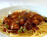 ズボラな茄子とチーズのミートソーススパ作り方6写真