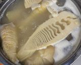 筍の甘皮とわかめのお味噌汁♪作り方1写真