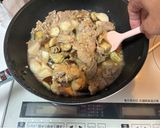 なすと里芋と豚肉のみぞれ生姜あんかけ炒め作り方9写真