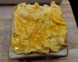 超簡単!オムそばホットサンド!!作り方8写真