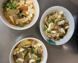 肉無豆腐コク旨オイクリーム味野菜炒め作り方17写真