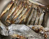 コツ：フライパン、アルミホイルでししゃも焼き作り方4写真