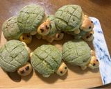 亀のメロンパン🐢かめろんぱん🐢🍞作り方22写真