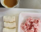 シャキほく♡豚肉と長芋のごま味噌炒め作り方1写真