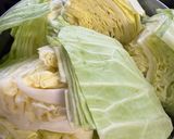キャベツ人参豚バラ、舞茸、玉ねぎスープ作り方2写真