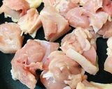 鶏肉とアスパラガスのケチャップ炒め作り方1写真