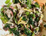 副菜・お弁当★小松菜カニカマ等のごま和え作り方12写真
