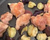 鶏肉となすびの甘酢炒め作り方8写真