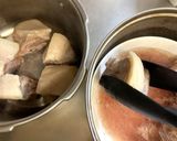 お箸で崩れるとろとろ豚の焼かない角煮作り方4写真