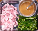 豚バラもやしとピーマンのオイマヨ炒め🤩🍚作り方1写真