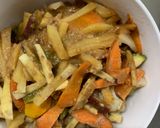 お一人様野菜たっぷりオイ味噌ウインナー丼作り方18写真
