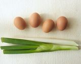 シンプル旨し!ふんわり卵と長ネギの炒め物作り方1写真