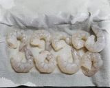 エビと空芯菜のxo醤焼きうどん作り方2写真