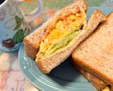 節約♡簡単♡とろとろ卵焼きのふわふわサンドイッチ作り方5写真