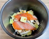圧力鍋で簡単♪鮭ときのこのバター醤油作り方3写真
