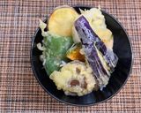 秋野菜で！天丼(精進揚げ)🍠作り方4写真