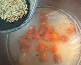 オリーブ香るプチトマトとたまごのスープ作り方3写真