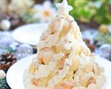 ミニシューで白いツリー☆クリスマスケーキ作り方7写真