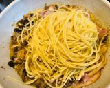 干ししめじのアーリオ・オーリオのパスタ🍝作り方12写真