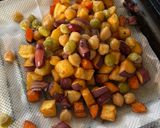 気分上げ揚げ芋豆サラダ作り方7写真