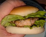 タレ焼きチキンバーガー作り方6写真