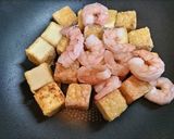 節約簡単夕飯主菜昼食えびと厚揚げのエビマヨ中華作り方6写真