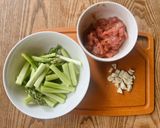 アスパラ炒め肉作り方2写真