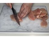 鶏むね肉の炭火焼き風甘酢★動画あり★作り方4写真