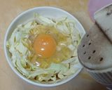 お弁当に最適　レンジで巣ごもり卵作り方5写真