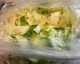 キャベツと竹輪の味噌マヨツナサラダ作り方1写真