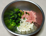 小松菜たっぷりの肉まん(皮はHMで簡単)作り方4写真