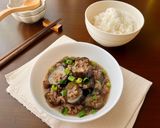 レンジで簡単！カフェ風ナスのトマトパスタ作り方13写真