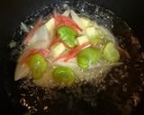 季節野菜の創作かき揚げ🧀のせ作り方7写真