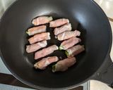 豚肉のゴーヤチーズ巻き作り方5写真