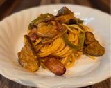 簡単!喫茶店?なすたっぷり*夜の大人ナポリタン作り方8写真